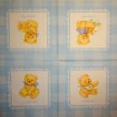 137 Teddy - 3-lagig (blau)